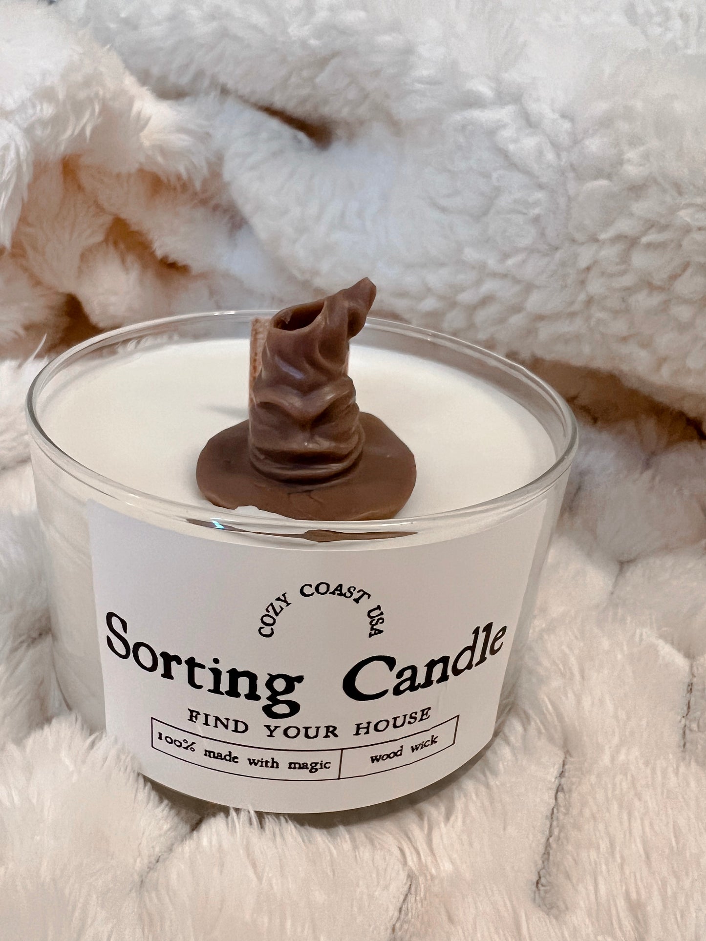 large sorting candle